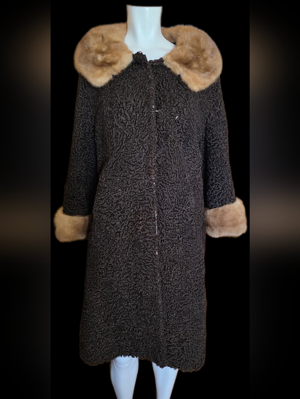 Vintage D. Kindy & Sons Real Fur Coat